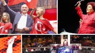 Ayd?n Didim Kent Meydan?'nda Selda Ba?can izdiham?