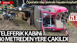 Çekya’da teleferik kabini 30 metreden yere çak?ld?: 1 ölü