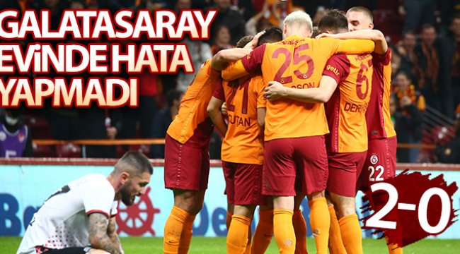 Galatasaray evinde hata yapmadı