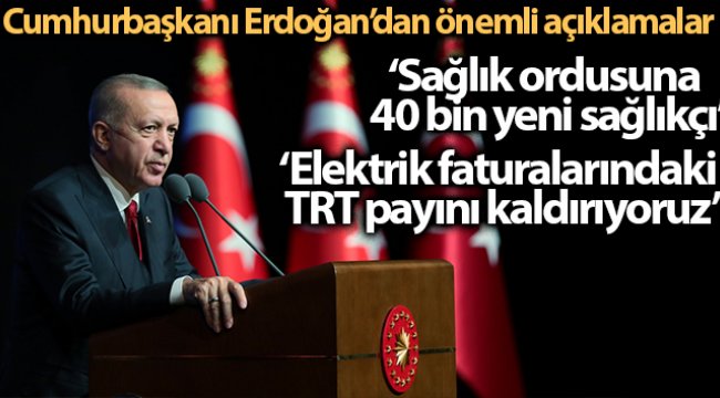 Cumhurbaşkanı Erdoğan'dan kabine sonrası önemli açıklamalar