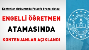 Engelli ?retmen al?m?nda kontenjanlar a?kland?
