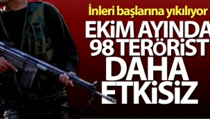 ?çi?leri Bakan Yard?mc?s? Çatakl?: 'Ekim ay?nda 98 terörist etkisiz hale getirilmi?tir'