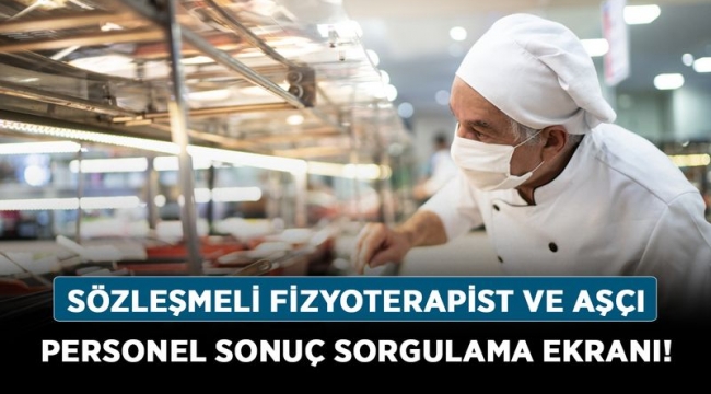 MEB, fizyoterapist ve a?�? al?m? sonu�lar?n? a�?klad?