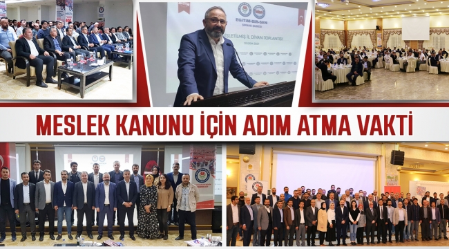 Meslek kanunu için adım atma vakti