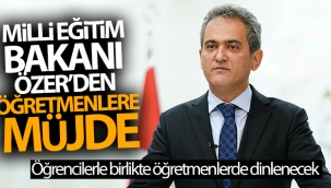 Milli E?itim Bakan? zerden ?retmenlere mjde