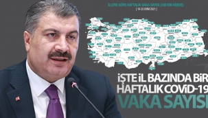 Sa?l?k Bakan? Koca aç?klad?! ??te il baz?nda bir haftal?k Covid-19 vaka say?s?