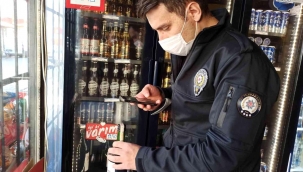 ?uhut'ta polis ekiplerinden alkol satan i? yerlerine ynelik denetim