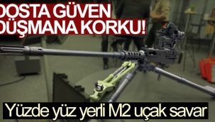 Yzde yz yerli retim M2, uak savar