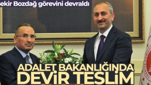 Adalet Bakanl???'nda devir teslim gerekle?ti
