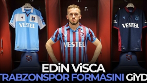 Edin Visca, Trabzonspor formas?n? giydi