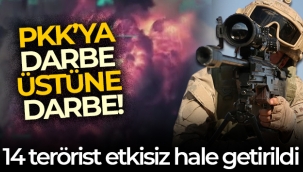 MSB: 'F?rat Kalkan? blgesinde 14 terrist etkisiz hale getirildi'