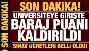 niversite s?nav?nda baraj puan kalkt?! S?nav Sresi Uzad?