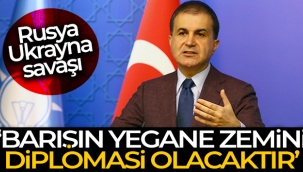 AK Parti Szcs elik: 'Bar???n yegane zemini diplomasi olacakt?r'