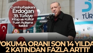 Cumhurba?kan? Erdo?an 39. Trkiye Kitap ve Kltr Fuar? A?l???na kat?ld?