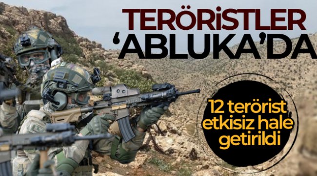 Eren Abluka Operasyonlar?nda 12 terrist etkisiz hale getirildi