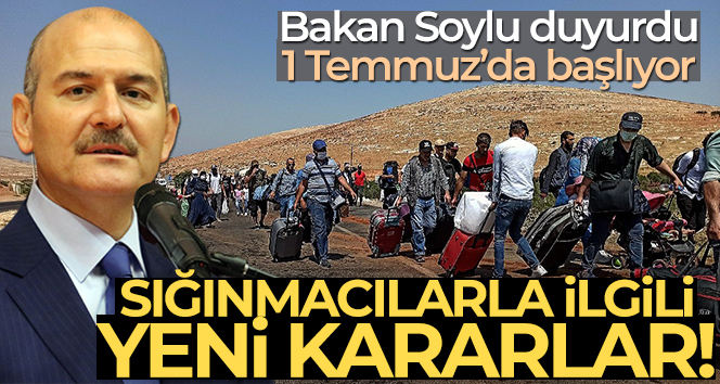 Sığınmacılarla İlgili Yeni Kararlar