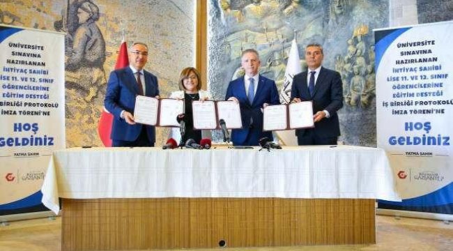 Gaziantep'te 11 ve 12'nci s?n?f ?rencilerine y?ll?k 1200 TL destek