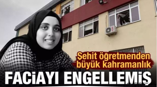 Ayşenur öğretmen faciayı engellemiş