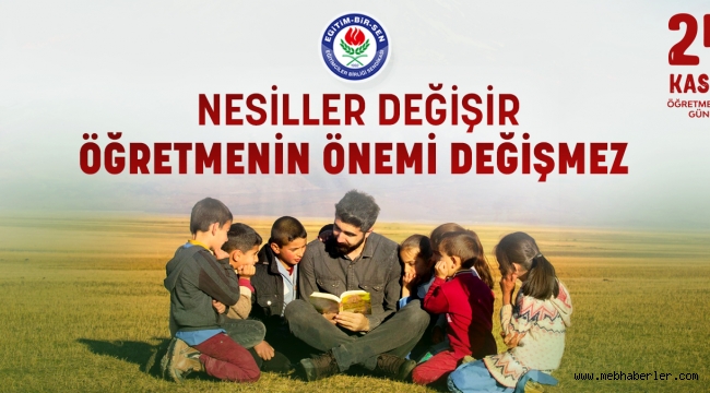 Nesiller değişir, öğretmenin önemi değişmez