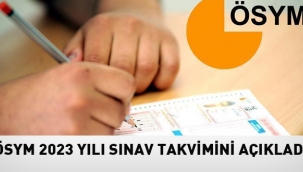 SYM 2023 y?l? s?nav takvimini a?klad?