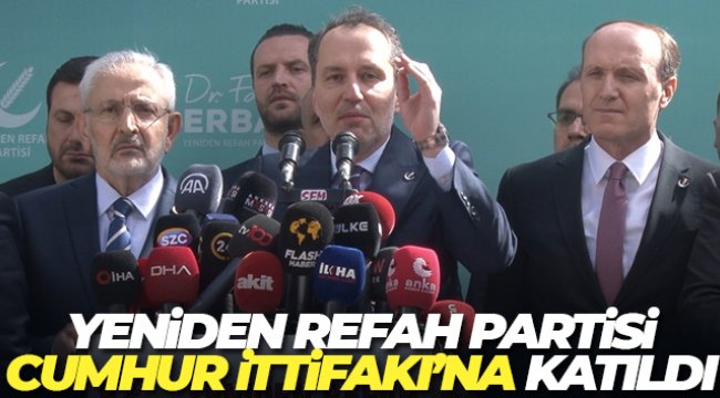 Fatih Erbakan: 'Cumhur İttifakı çatısı altında seçimlere girme kararı aldık'