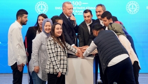 E??T?M A?LES?NE 3 B?N 500 ENGELL? ?RETMEN KATILDI