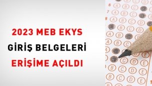 2023-MEB-EKYS giri? belgeleri eri?ime a?ld?