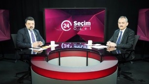 BAKAN ZER, 24 TV CANLI YAYININA KONUK OLDU