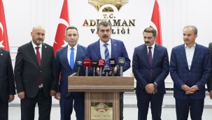 BAKAN TEK?N, ADIYAMAN'DA AFET BLGES? E??T?M ?RET?M FAAL?YETLER? DE?ERLEND?RME TOPLANTISI'NA KATILDI