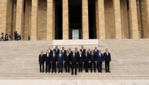 BAKAN TEK?N, CUMHURBA?KANI ERDO?AN BA?KANLI?INDAK? YEN? KAB?NE ?LE ANITKAB?R'? Z?YARET ETT?