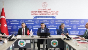 MALATYA ?L E??T?M DE?ERLEND?RME TOPLANTISI BAKAN TEK?N BA?KANLI?INDA YAPILDI