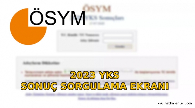 2023 YKS sonu�lar? a�?kland?!