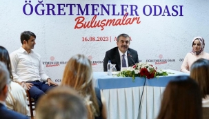 BAKAN TEK?N, ADANA'DA ?RETMENLERLE BULU?TU