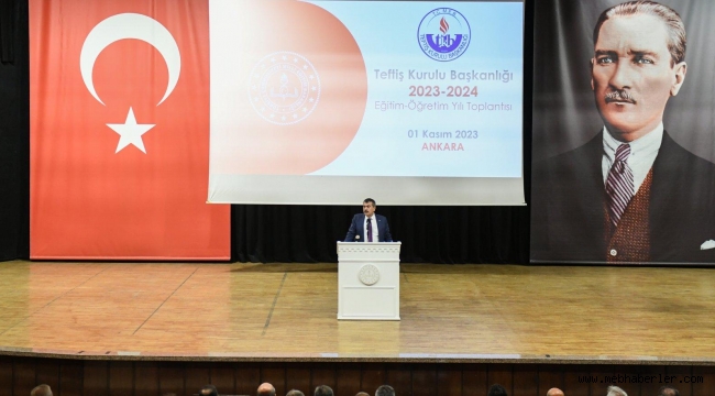 BAKAN TEKİN, TEFTİŞ KURULU MÜFETTİŞLERİ İLE BİR ARAYA GELDİ