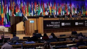 BAKAN TEK?N, UNESCO GENEL KONFERANSI'NDA DNYAYA SESLEND?