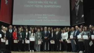 L?SEL? ?RENC?LER, CUMHUR?YET DE?ERLER?N? SEMPOZYUMDA ELE ALDI