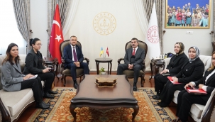 BAKAN TEK?N; JAPONYA, KARADA? VE UKRAYNA BYKEL?LER? ?LE UNICEF TEMS?LC?S?N? KABUL ETT?