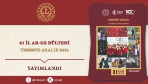 81 ?L?N AR-GE B?R?MLER?N?N FAAL?YETLER? BÜLTEN OLARAK YAYIMLANDI