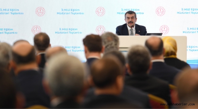 BAKAN TEK?N, 81 ?L?N M?LLÎ E??T?M MÜDÜRÜYLE B?R ARAYA GELD?