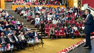 BAKAN YUSUF TEK?N, ERZURUM'DA MAAR?F BULU?MALARI'NA KATILDI