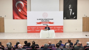 BAKAN TEK?N, BURDUR'DA ?L E??T?M YNET?C?LER? ?LE BULU?TU