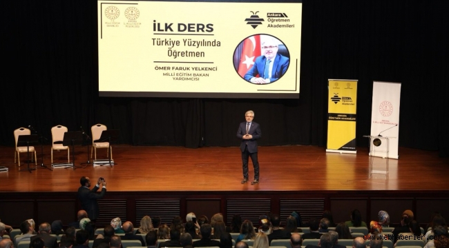 BAKAN YARDIMCISI YELKENC?, "ANKARA Ö?RETMEN AKADEM?LER?" AÇILI? TÖREN?NE KATILDI