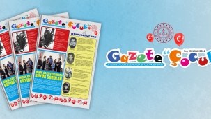 ÇOCUKLAR ?Ç?N 23 N?SAN'A ÖZEL HAZIRLANAN "GAZETE ÇOCUK'" YAYINDA
