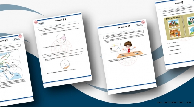 2. DÖNEM 2. YAZILI SINAVLARA İLİŞKİN ÖRNEK SORU KİTAPÇIKLARI YAYIMLANDI