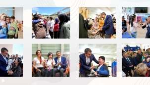 BAKAN TEK?N, DÜNYA ENGELL?LER HAFTASI'NDA ÖZEL Ö?RENC?LER? Z?YARET ETT?