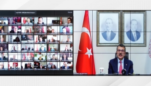 BAKAN YUSUF TEK?N, ?L VE ?LÇE M?LLÎ E??T?M MÜDÜRLER?YLE B?R ARAYA GELD?