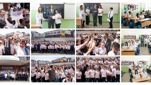 BAKAN YUSUF TEK?N, ?RENC?LER?N KARNE HEYECANINA ORTAK OLDU