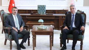 BAKAN TEK?N'DEN SA?LIK BAKANI MEM??O?LU'NA Z?YARET