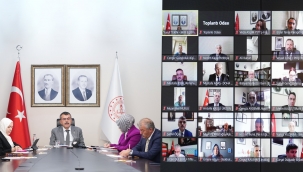 BAKAN TEK?N, E??T?M MÜ?AV?R VE ATA?ELER?YLE GÖRÜ?TÜ