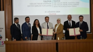YALOVA'DA MESLEK? VE TEKN?K E??T?MDE SEKTÖR ?? B?RL??? TOPLANTISI YAPILDI